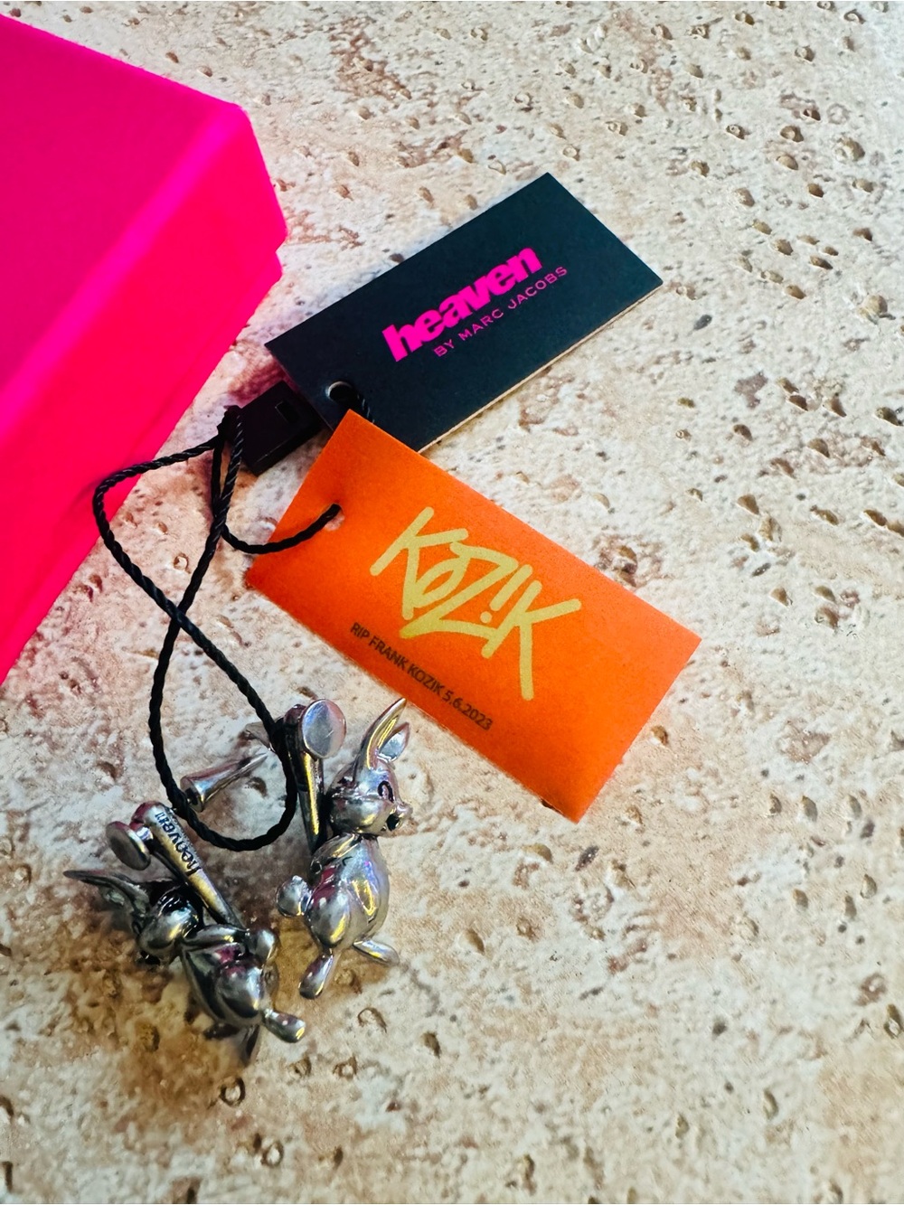 Heaven x Marc Jacobs Limited Edition Silver Earrings New FULL INCLUSION - Picture 4 of 5
